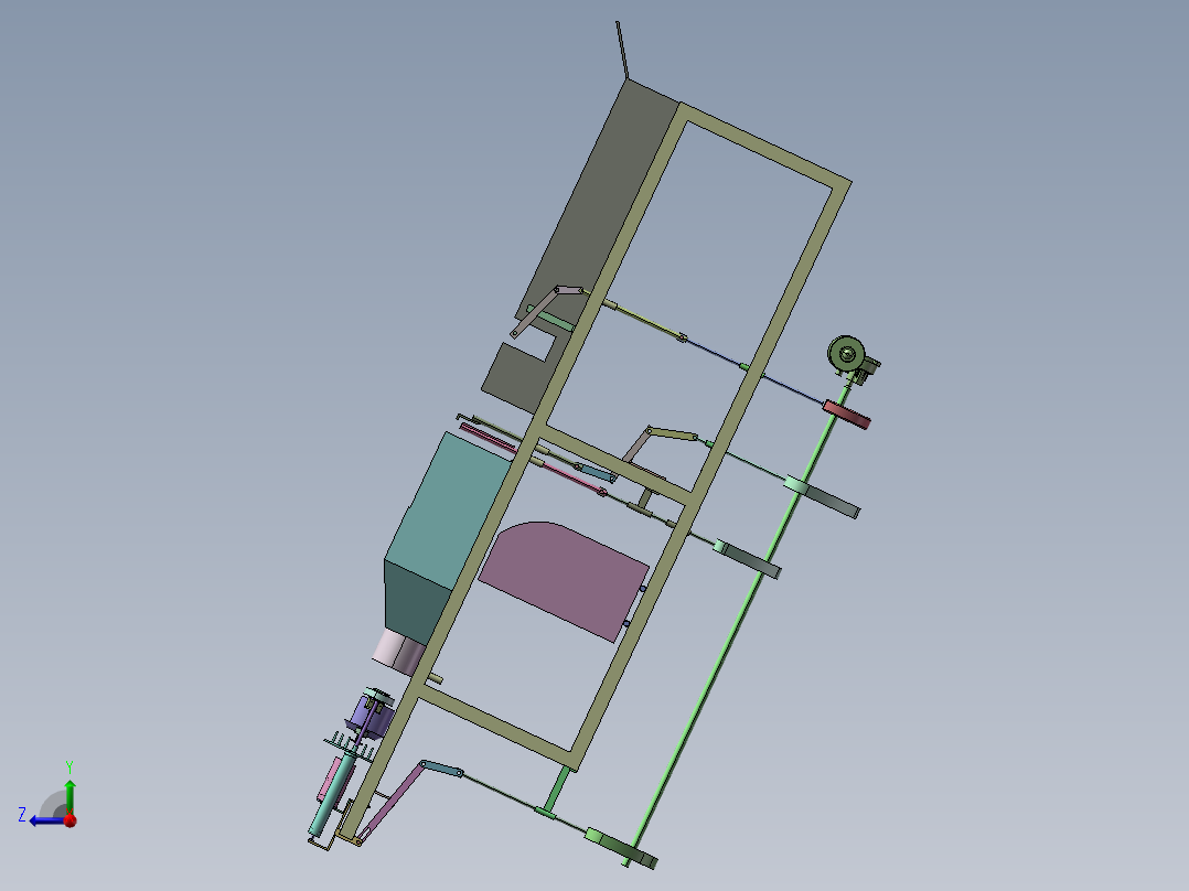 FL-4160 粮食种子分级筛选机右视图