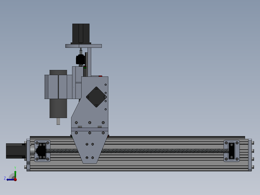 v2雕刻机右视图