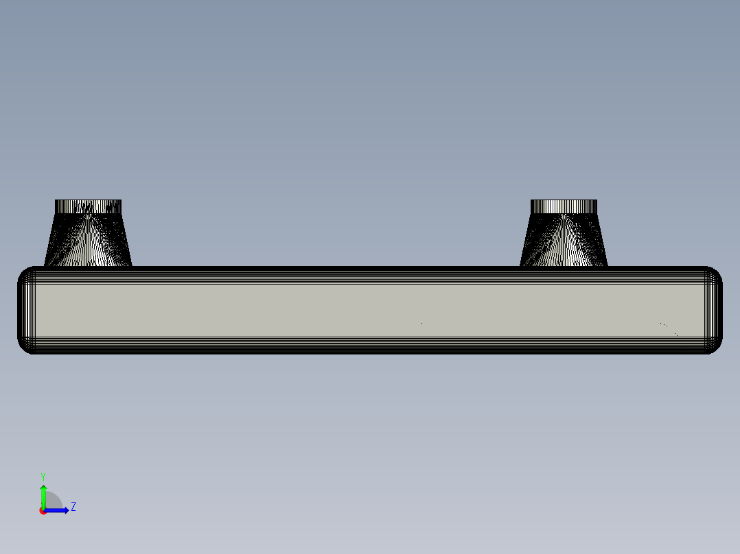 l迷你钻头支架左视图