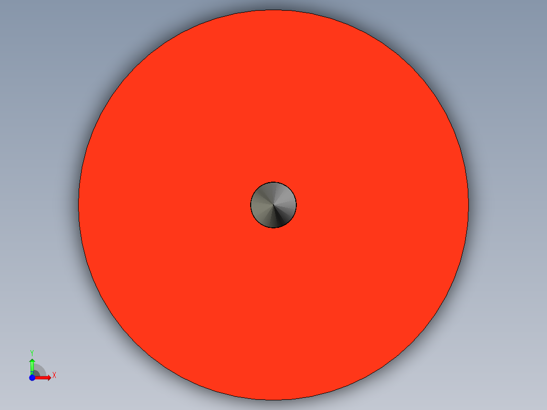 B2005201-红色图钉前视图