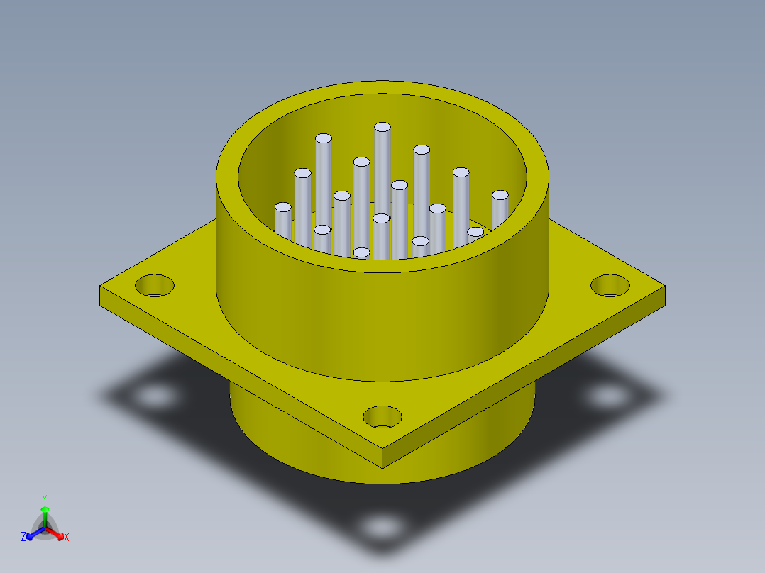 16位的航空接头