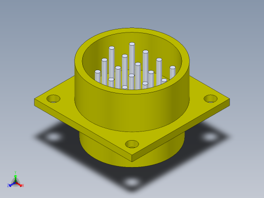16位的航空接头
