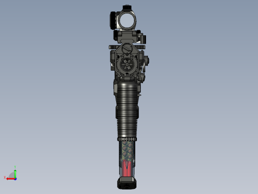 手枪左轮冲锋枪老式狙击步枪设计3D图纸wz-2022-carbine short STP后视缩略图