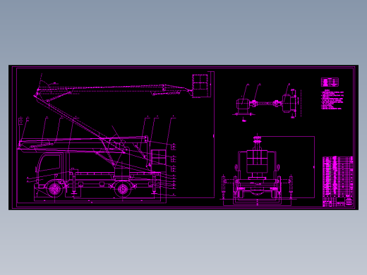 CLGC0176 江铃15米三节臂高空作业车改装设计（液压支腿系统）