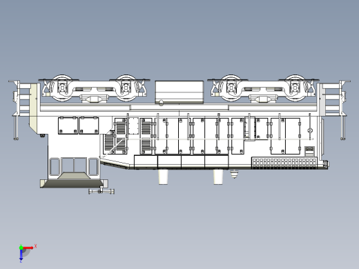 火车机车列车openrailway-emd-sw1500-1-32-locomotive-模型格式为 stp stl俯视缩略图