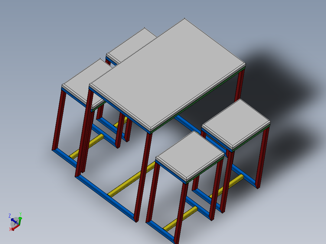 户外吧台和凳子