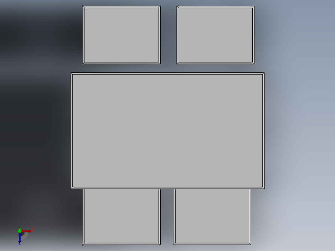 户外吧台和凳子俯视图