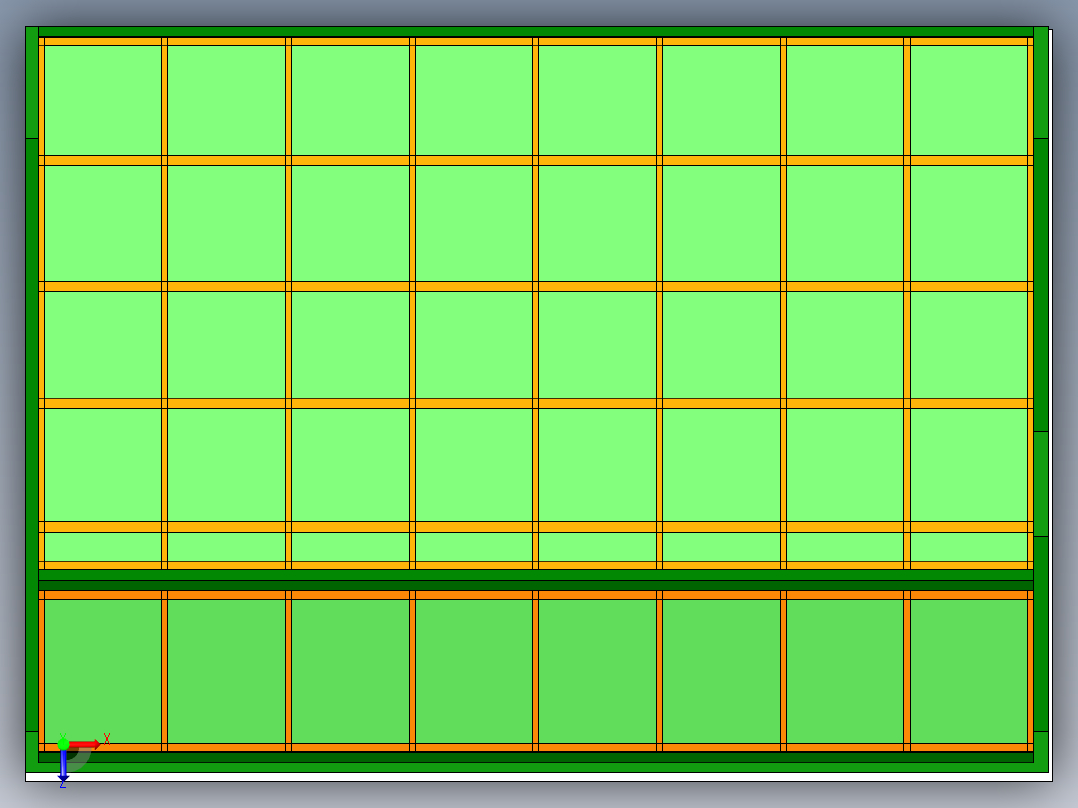 温室大棚俯视图