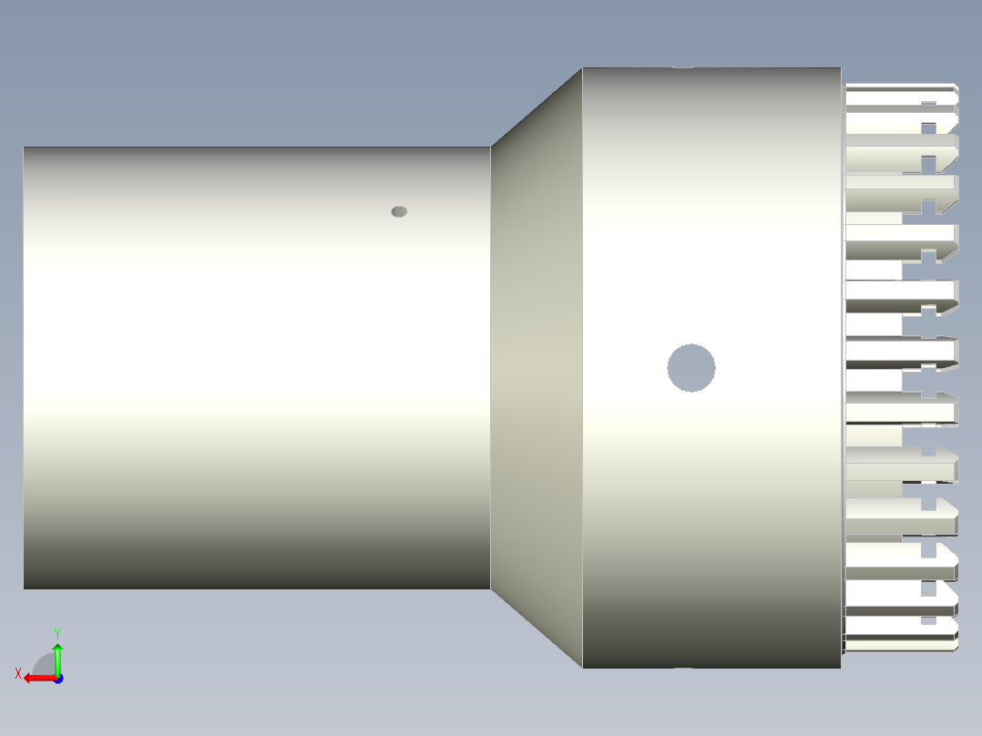 齿轮联轴器后视图
