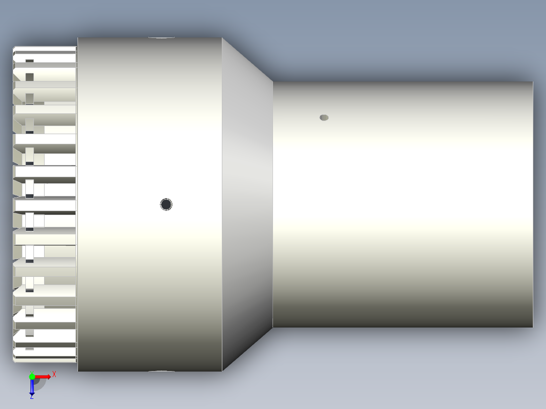 齿轮联轴器俯视图
