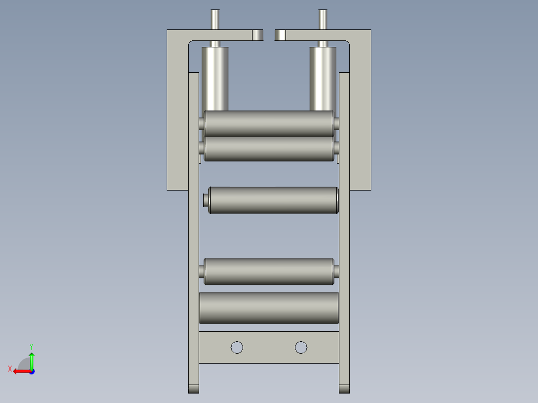 导向机构后视图