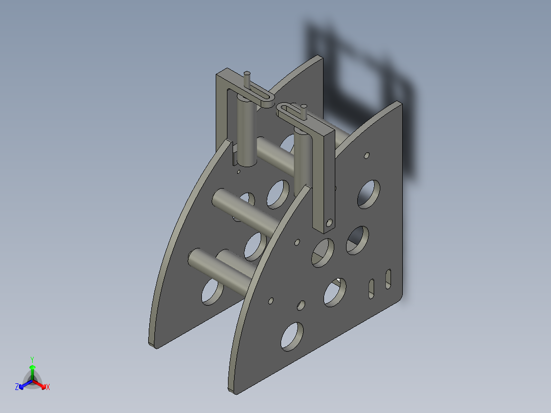 导向机构正等轴测图