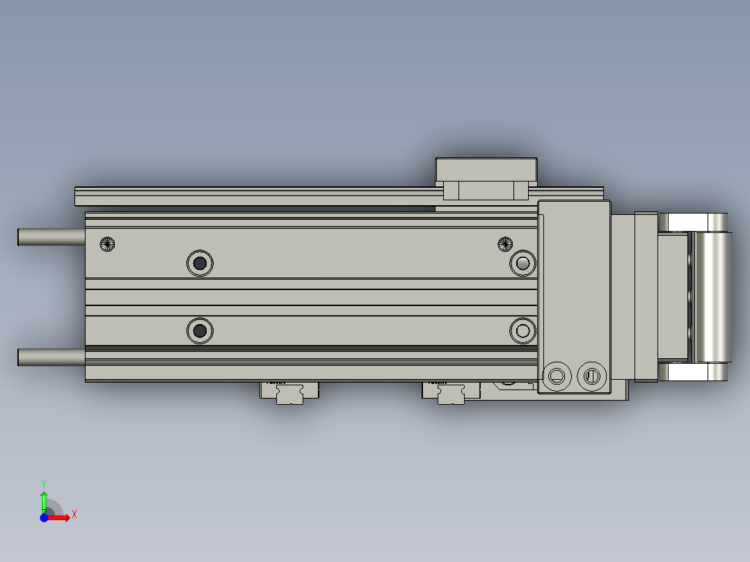 F01AE00111-A200-16推耳膜对称组件-01前视图