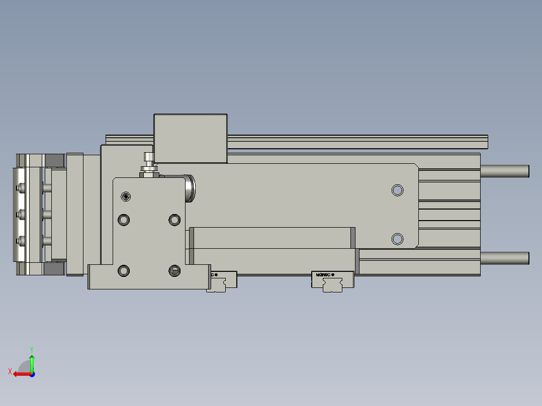 F01AE00111-A200-16推耳膜对称组件-01后视图