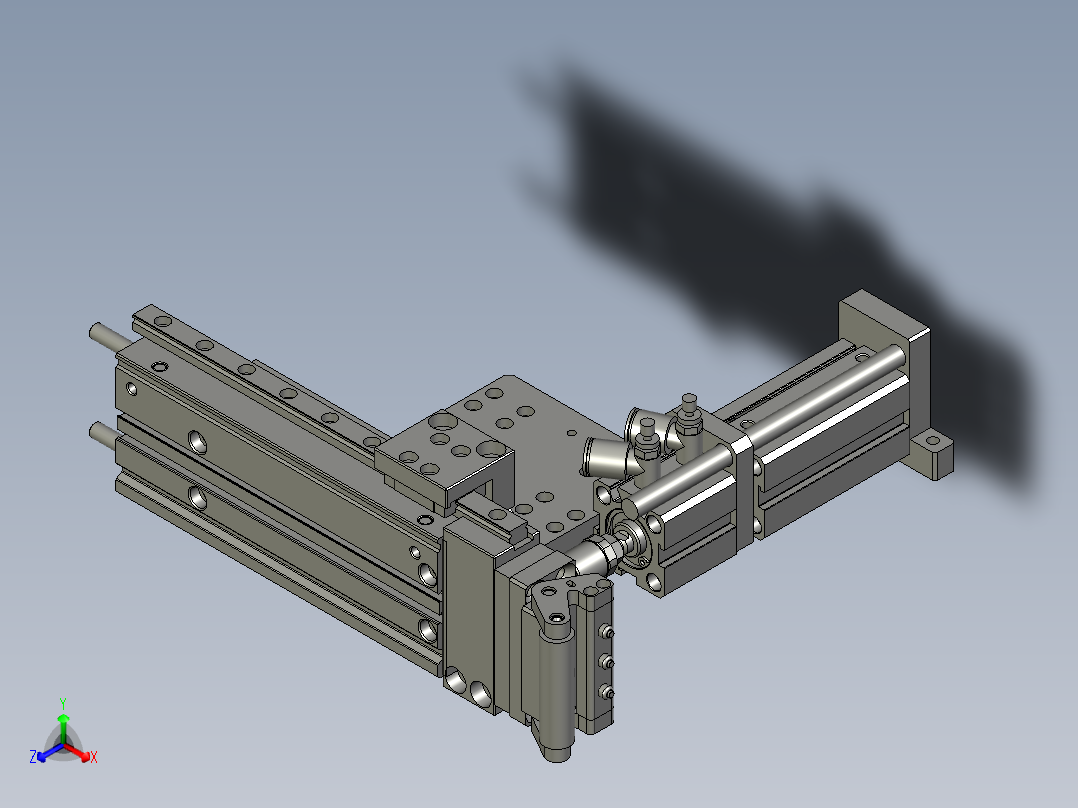 F01AE00111-A200-16推耳膜对称组件-01正等轴测图