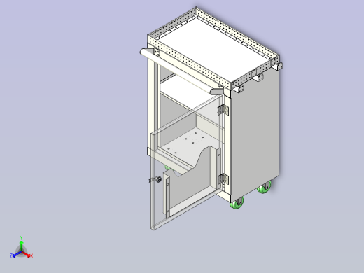 变压器质检用工具车三维模型
