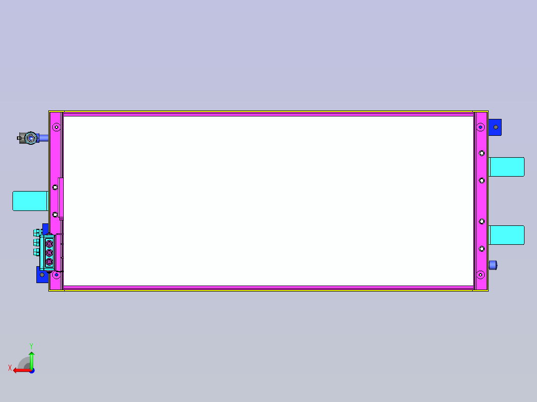 电镀钝化浴后视图