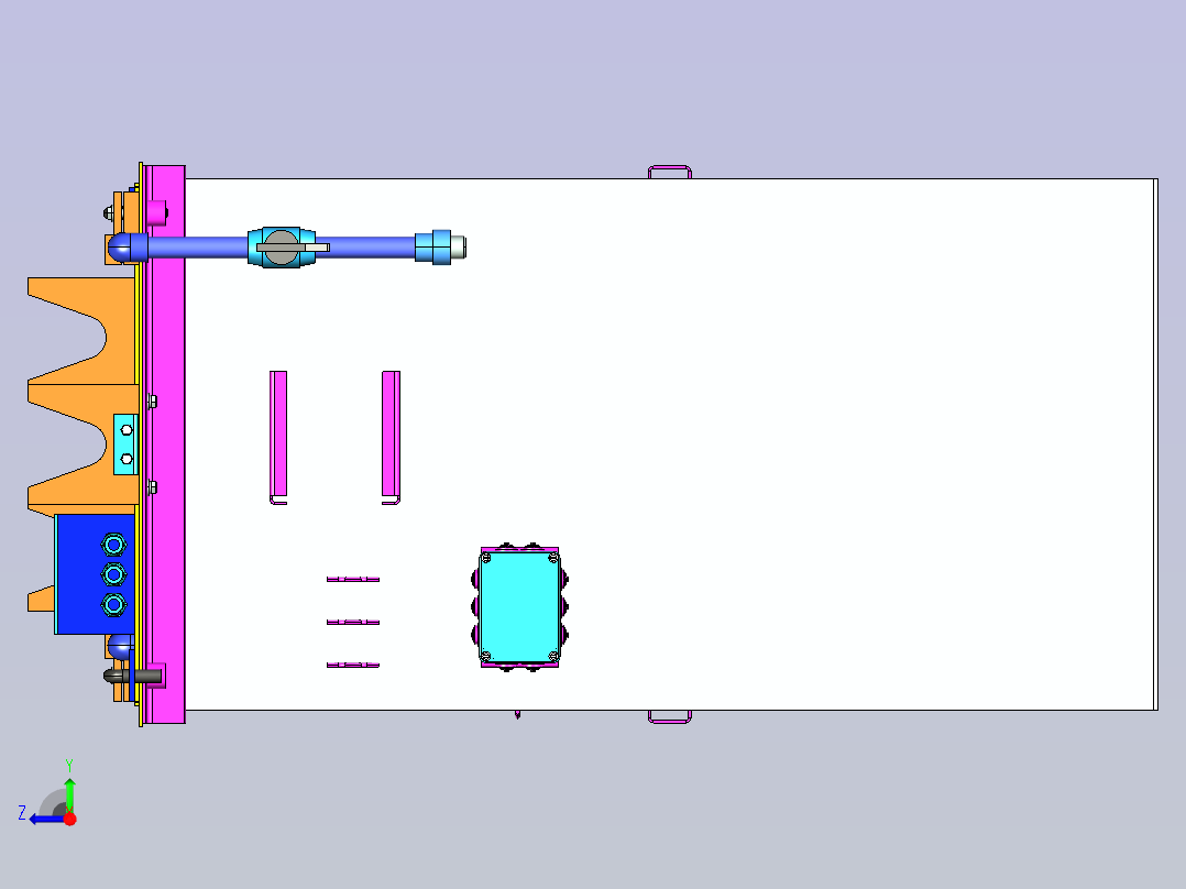 电镀钝化浴右视图