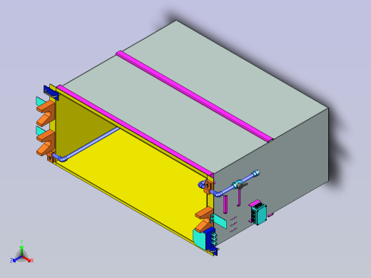 电镀钝化浴正等轴测缩略图
