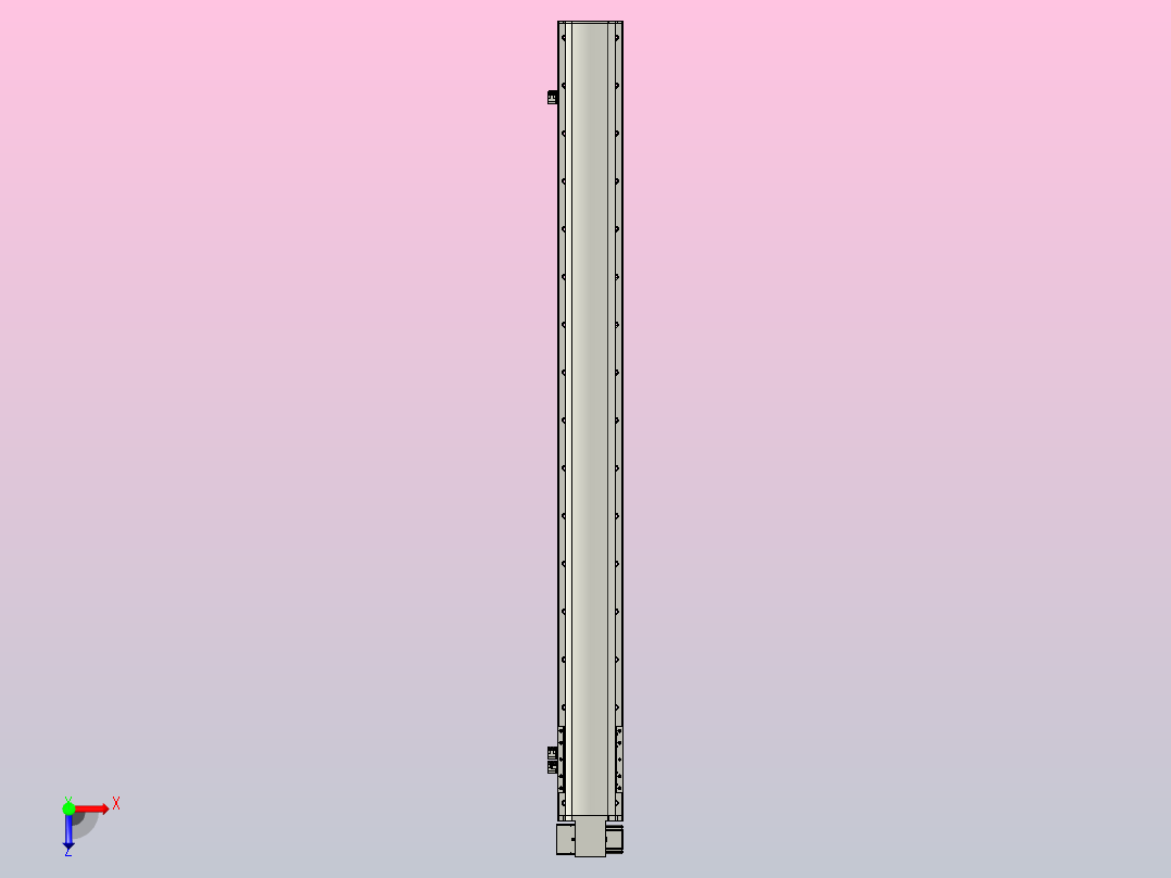 MT136BT半封闭皮带滑台[MT136BT.L100.1400.LD.M40.C3]俯视图