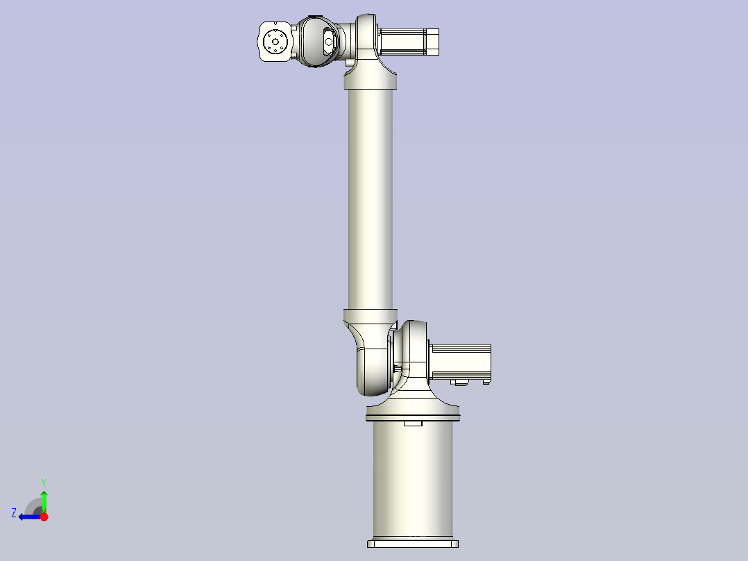 华数机器人HSR-BR606简化模型右视图