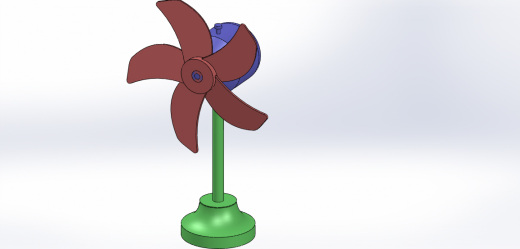 solidworks中的电风扇缩略图
