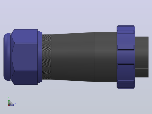 SP2110P[SP2110P-4]航空插头，多芯接头，连接器左视缩略图