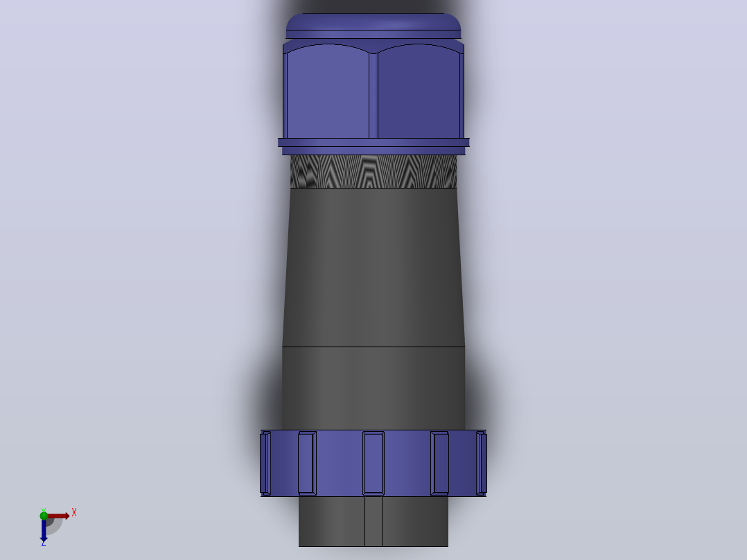SP2110P[SP2110P-4]航空插头，多芯接头，连接器俯视图