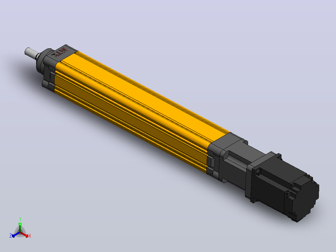 MES63电缸-直接安装-750W伺服[MES63-300-P10-D-M75-S2-P]主视图