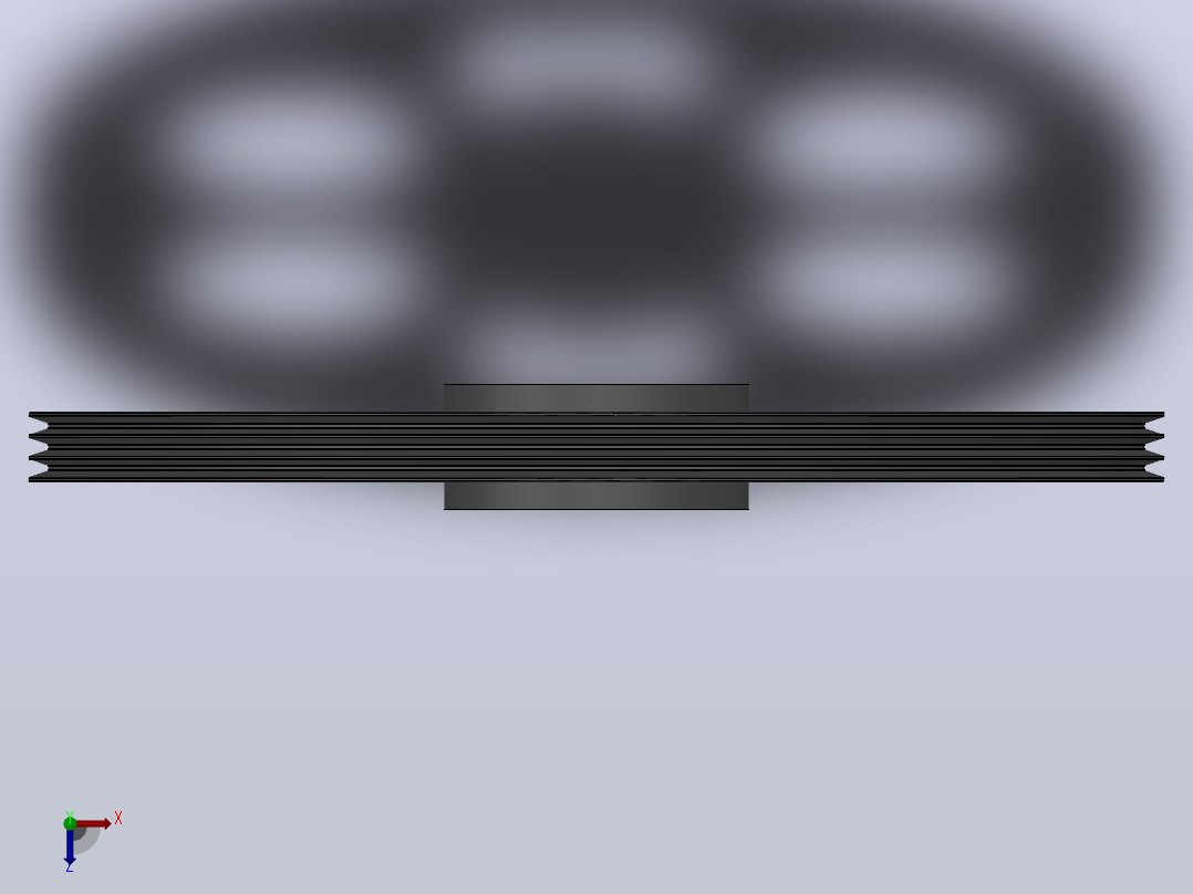 锥套式皮带轮 SPA_SPA800X3俯视图