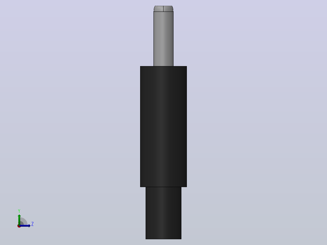 USB C公连接器板外壳16左视图