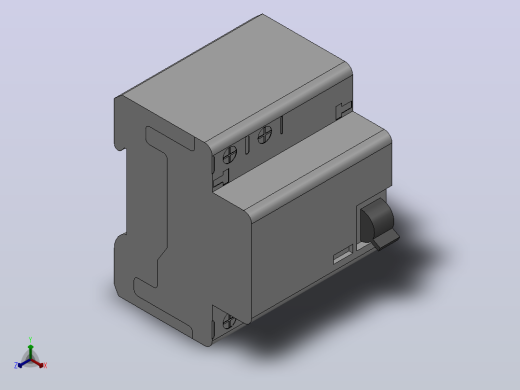 5SV3和5SV4电磁式剩余电流保护开关[5SV4]正等轴测缩略图