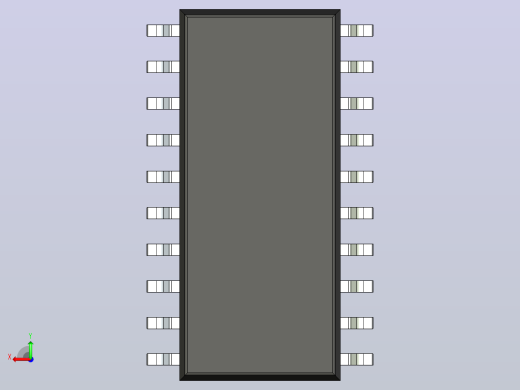 106x SOIC 封装（小外形集成电路）SOIC127P780X200-20N后视缩略图
