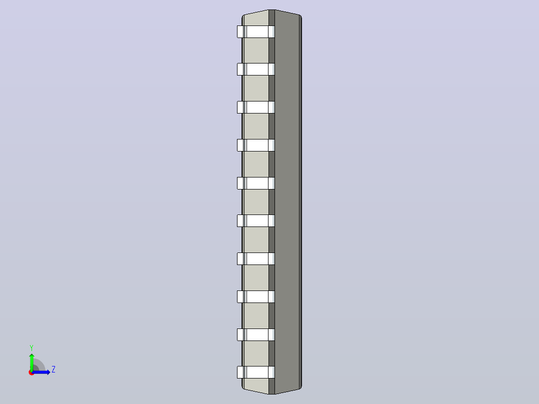 106x SOIC 封装（小外形集成电路）SOIC127P780X200-20N左视图