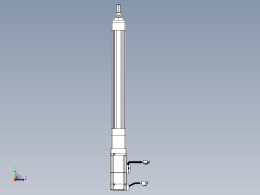 轻载电动缸TPA-ESR40-1210C-L250-M-FA-W-P40-C3左视缩略图