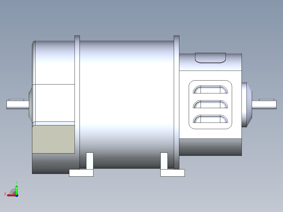 Z2-IMB3直流电动机后视图