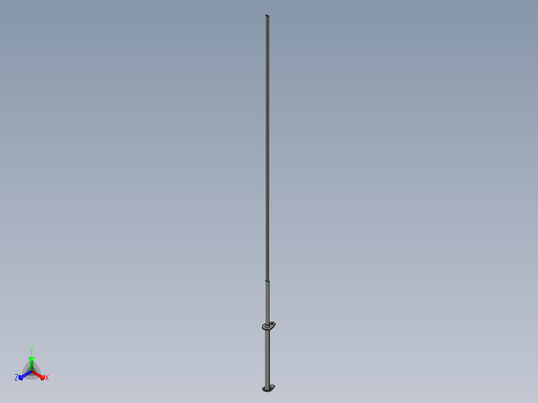 加热器ZIM93-D6.5-L100-W250-V220正等轴测图