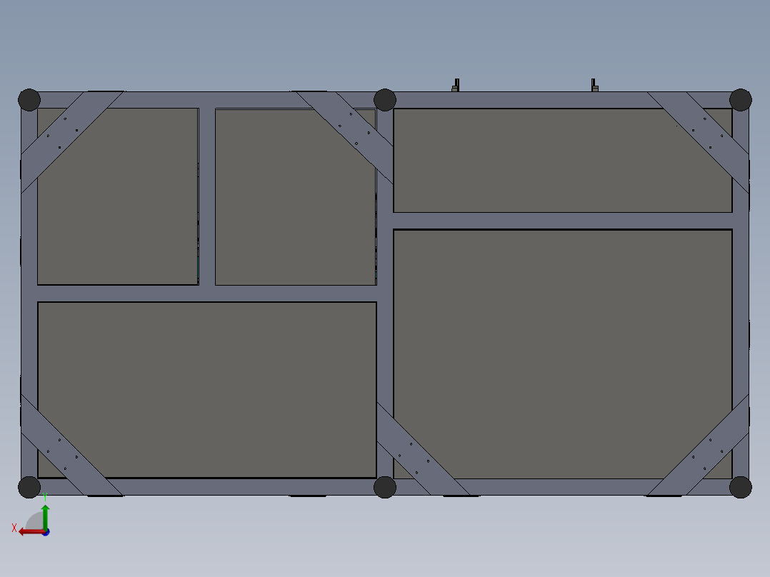 直流电机组装线后视图