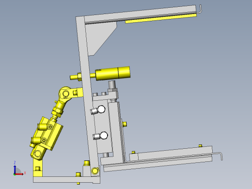 横向工件收纳盒搬运前视缩略图