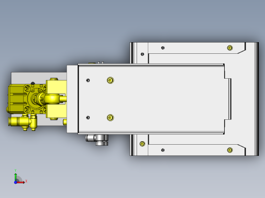 横向工件收纳盒搬运俯视缩略图
