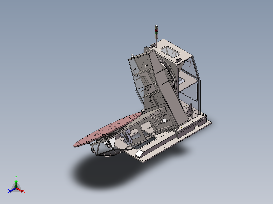 K3467-2.5吨L型焊接变位机正等轴测图
