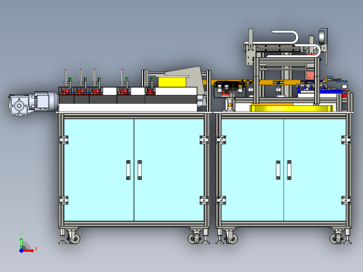 自动CG内环检测设备（工程图PLC程序）Creo前视缩略图
