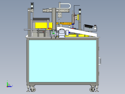 自动CG内环检测设备（工程图PLC程序）Creo左视缩略图
