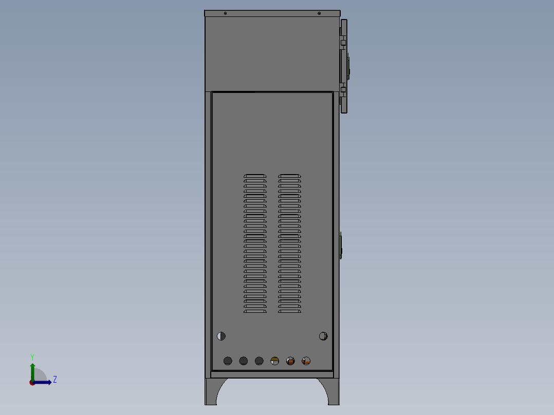除尘降温消毒除臭设备sw16可编辑左视图