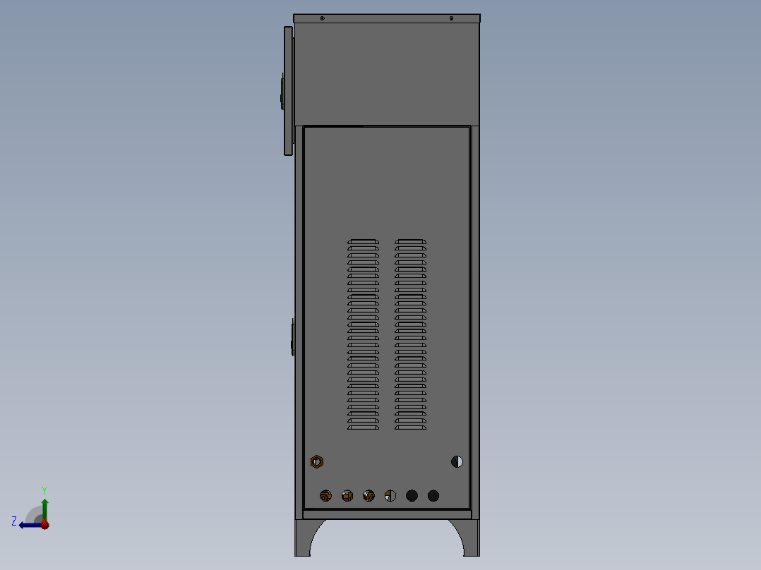 除尘降温消毒除臭设备sw16可编辑右视图