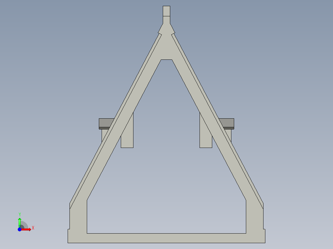 巴黎圣母院模型前视图