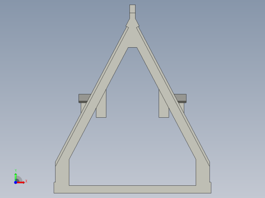 巴黎圣母院模型前视缩略图