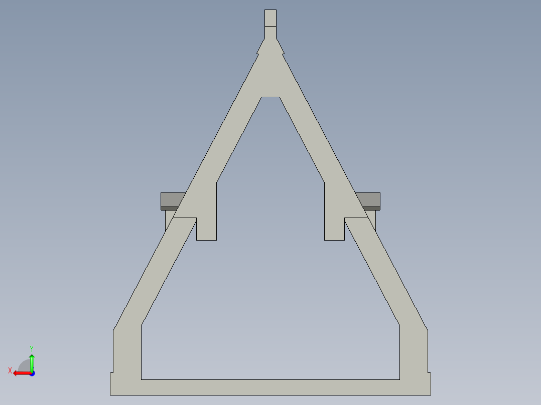 巴黎圣母院模型后视图