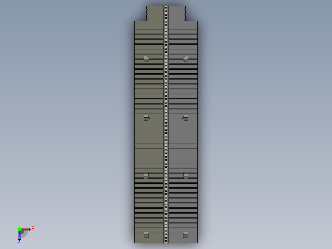 巴黎圣母院模型俯视图