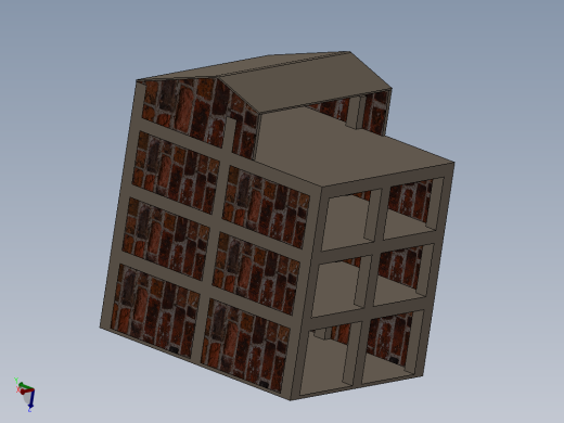 三层小洋楼外形图设计